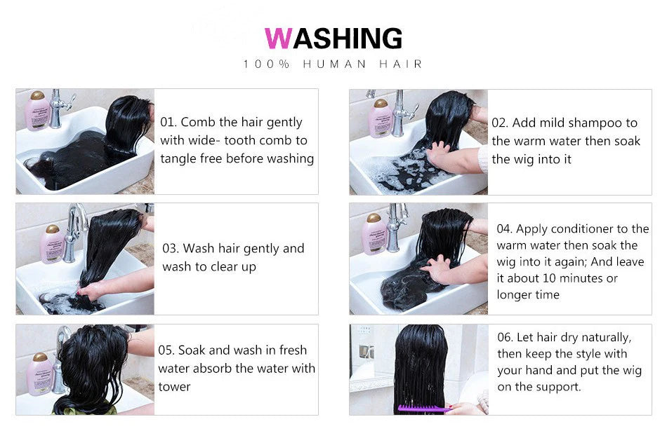 250 Density Deep Curly Wave 360 HD Lace Front Human Hair Wig – Water Wave 13x6 Lace Frontal Glueless Wig, 100% Human Hair