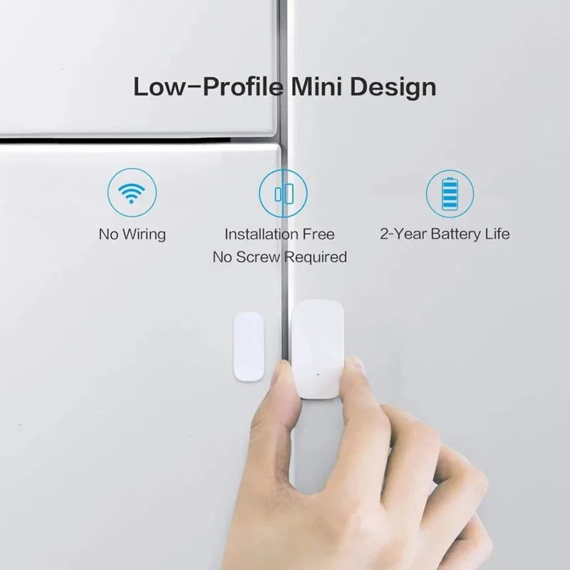 Original Aqara ZigBee Door & Window Sensor – Wireless Smart Home Security, Works with MiHome & HomeKit APP (MCCGQ11LM)