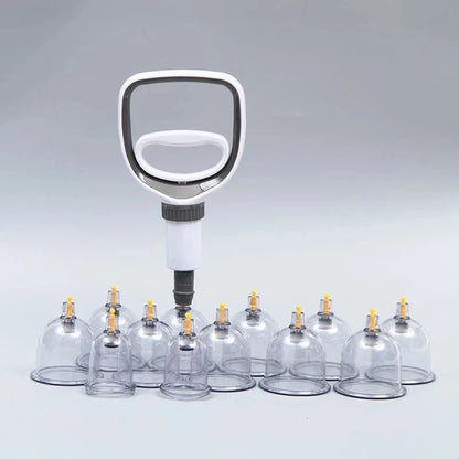 Cupping Therapy Set — Vacuum Suction Cups for Massage, Anti-Cellulite & Physiotherapy Body Treatment