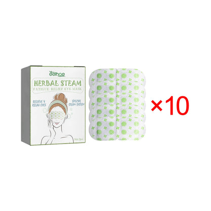 Eelhoe Herbal Steam Eye Mask – Relieve Eye Fatigue, Soothe Discomfort, Fade Dark Circles & Moisturize with Hot Compress