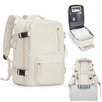Women's Cabin Travel Backpack - Large Capacity, Water-Resistant Laptop Bag 45x36x20 cm, Fits EasyJet and Ryanair Carry-On Dimensions
