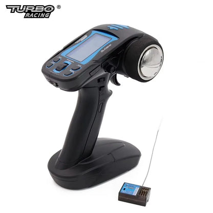 Turbo Racing A82-S 2.4GHz 7CH LCD Remote Controller with Receiver for RC Cars & Boats