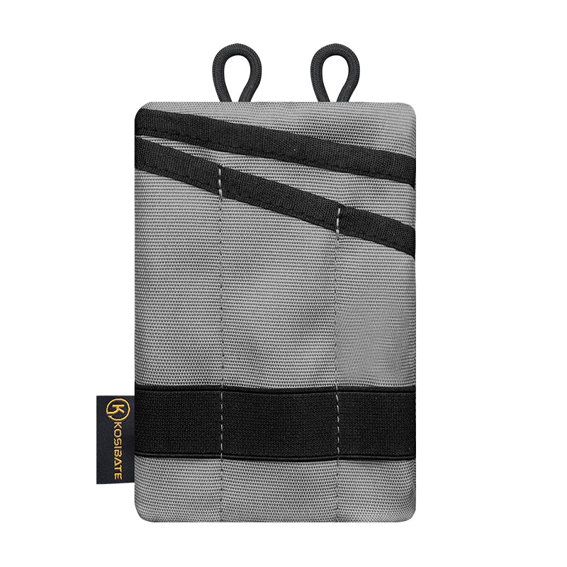 Kosibate Tactical EDC MOLLE Pouch - Mini Wallet Card Holder Key Belt Waist Pack for Camping, Hiking and Outdoor Use