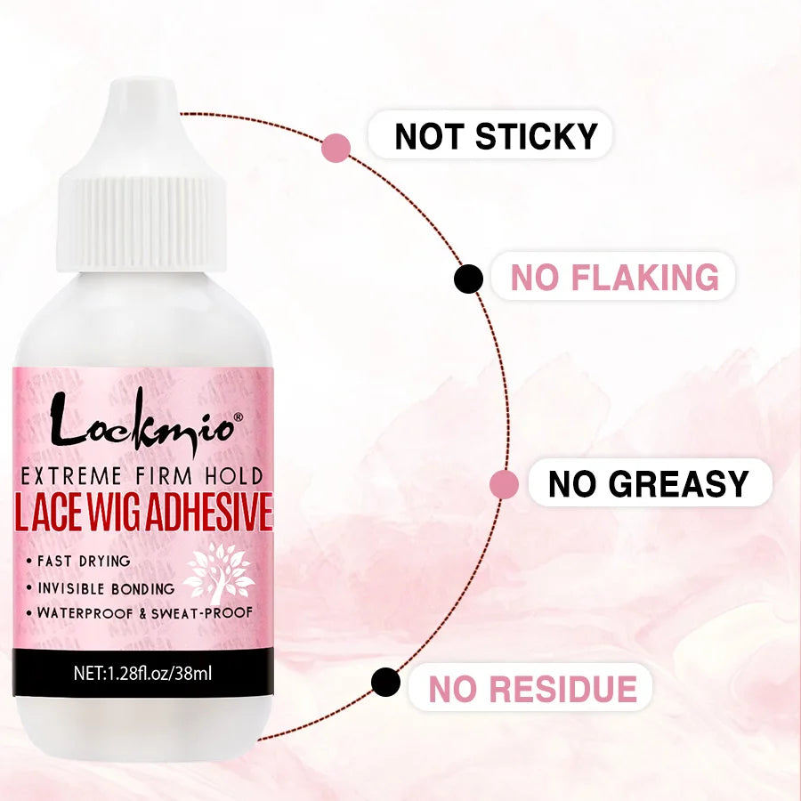 Waterproof Wig Glue Adhesive Kit - Lace Front Toupee Bonding Glue & Remover for Beginners