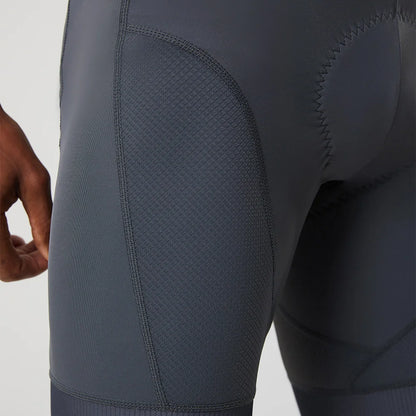 Ykywbike Men's Cycling Bib Shorts – Padded Quick-Dry Bike Tights for 6-Hour Rides, Outdoor Cycling Clothing