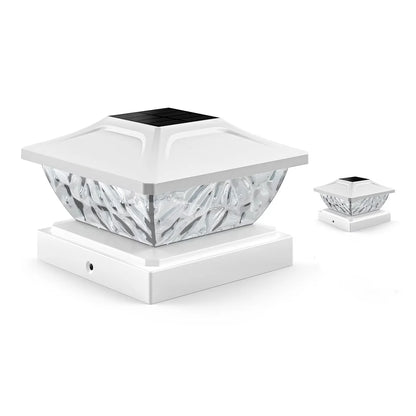 Outdoor Solar Fence Gate Light - Waterproof LED Villa Pillar Lamp for House, Garden & Yard Decor