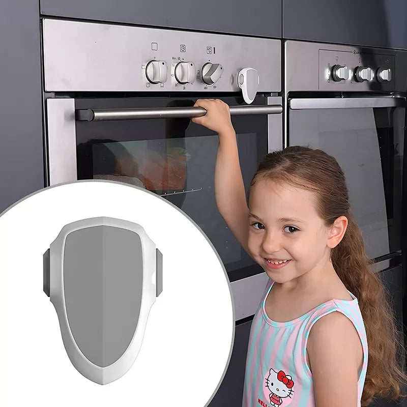 Child Safety Oven Lock - Heat-Resistant Baby Proof Adhesive Lock for Oven, Cabinet & Drawer Protection