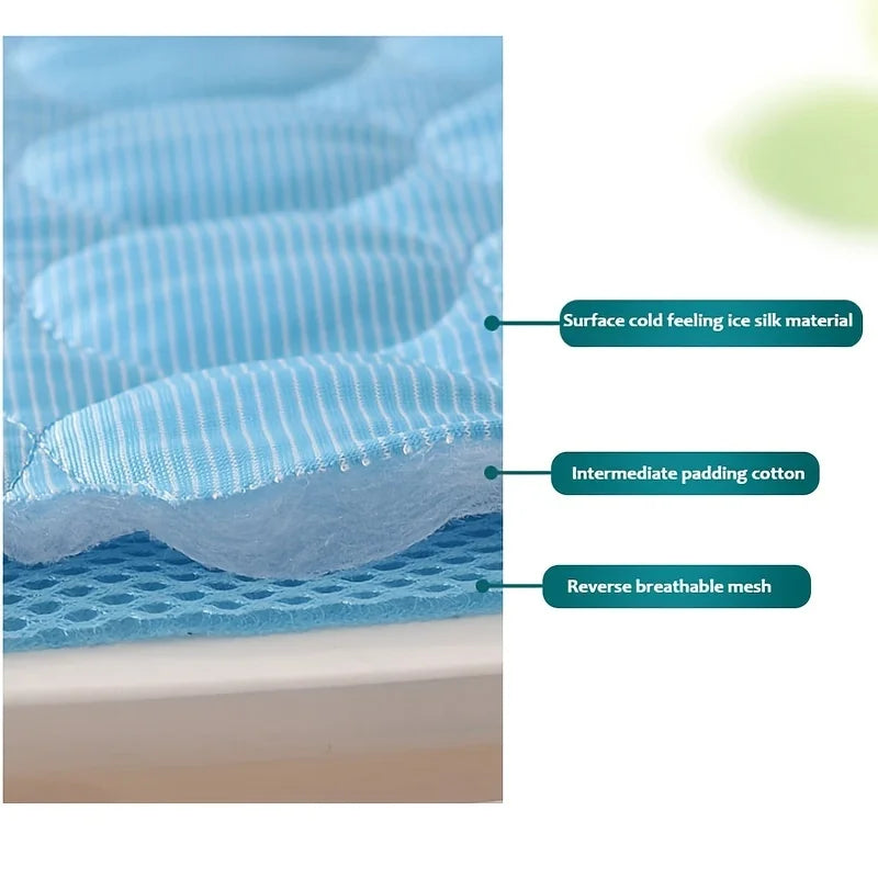 Extra Large Dog Cooling Mat | Summer Pet Bed for Small & Big Dogs | Durable Blanket for Cats & Sofa Protection - Ice Pad Blanket