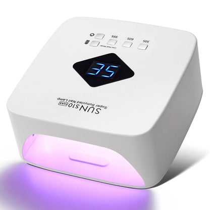 Rechargeable UV LED Nail Lamp Dryer – Smart HD Display for Fast Drying & Curing All Gel Nail Polish