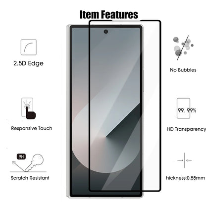 Tempered Glass Screen Protector for Samsung Galaxy Z Fold 6/5/4/3 – Anti-Scratch Protective Film Cover
