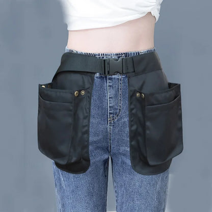 Sports Fashion Multi-Pocket Waist Bag – Zipper Closure Outdoor Travel Fanny Pack for Running, Hiking & Daily Use