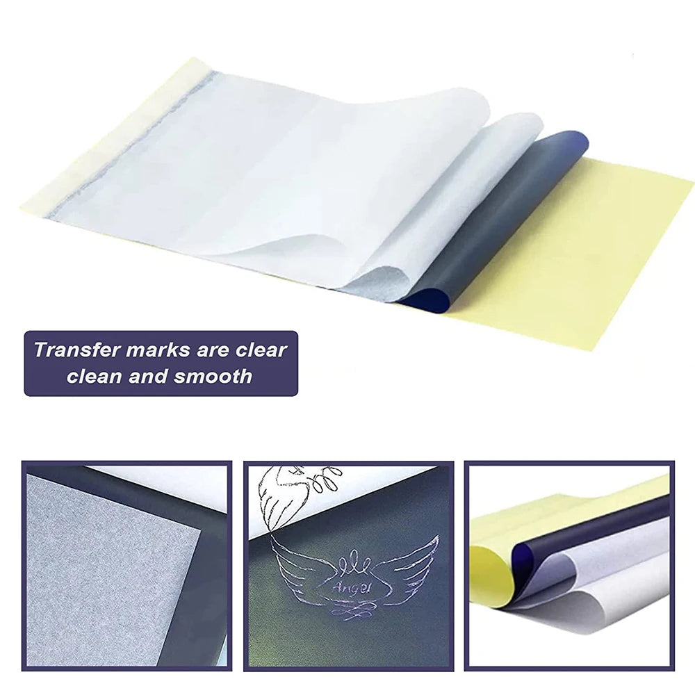 10/30/50pcs A4 Tattoo Transfer Papers – Thermal Printer Copier Stencil Sheets for Tattoo Machine Accessories