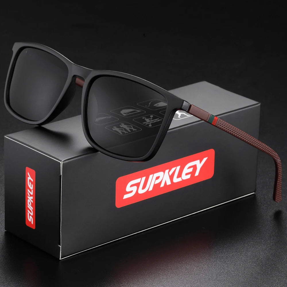 SUPKLEY Polarized Sports Sunglasses for Men & Women – UVA & UVB Protection Comfortable Eyewear