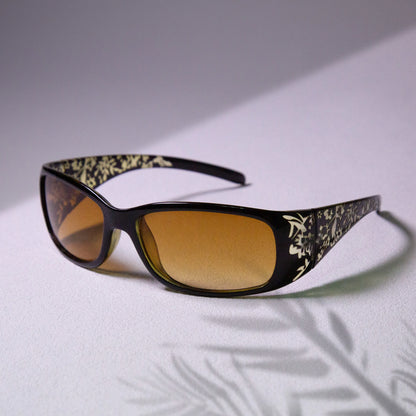 Y2K Retro Square Sunglasses - Women's Pattern Relief Frame Fashion Eyewear for Summer Beach & Vacation