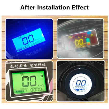 Polarizer Film Sheets for Vehicle Displays - Transparent LCD Screen Repair Film for Electric Cars, Motorcycles and Dashboard Instruments