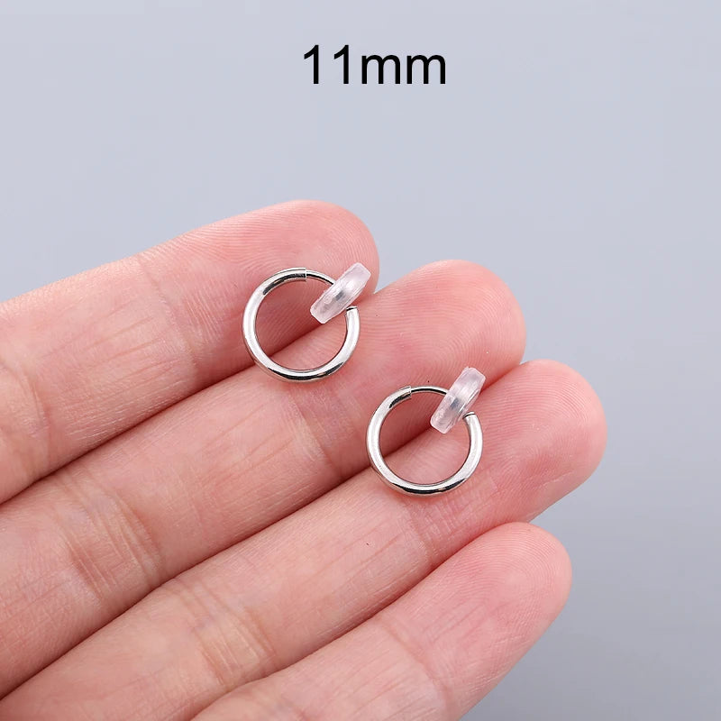 Unisex Ear Cuff Clip-On Hoop Earrings – No Piercing Required, Non-Hole Fake Earrings for Men & Women 2025 Trend