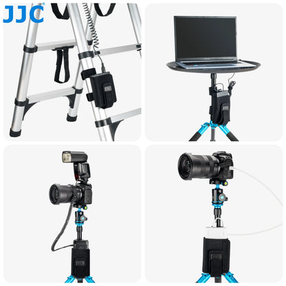 JJC Equipment Mounting Strap | Cable Cradle Tripod Legs Mounting Bag | for Power Bank, Light Stand, Remote, Photography Accessory