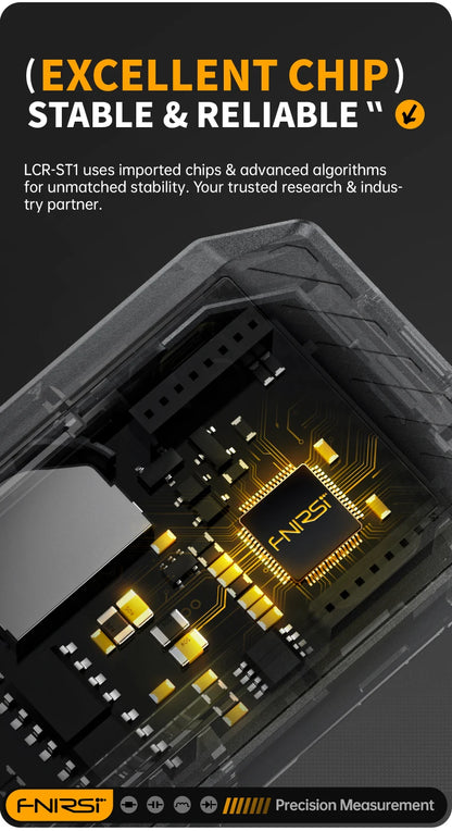 FNIRSI LCR-ST1 Mini Smart Tweezer – LCR, ESR, Resistance & Capacitance Tester for SMD Components