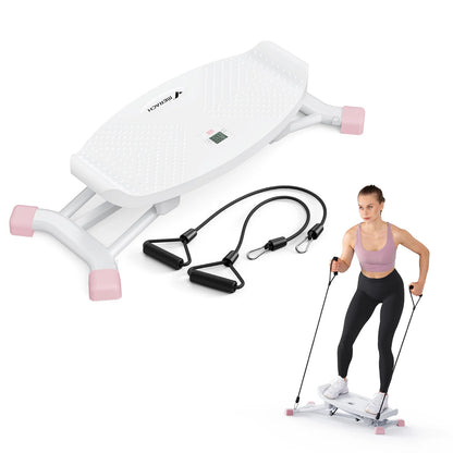 MERACH Simulated Ski Machine – Full Body Cardio Fitness Trainer for Leg Workout & Aerobic Exercise