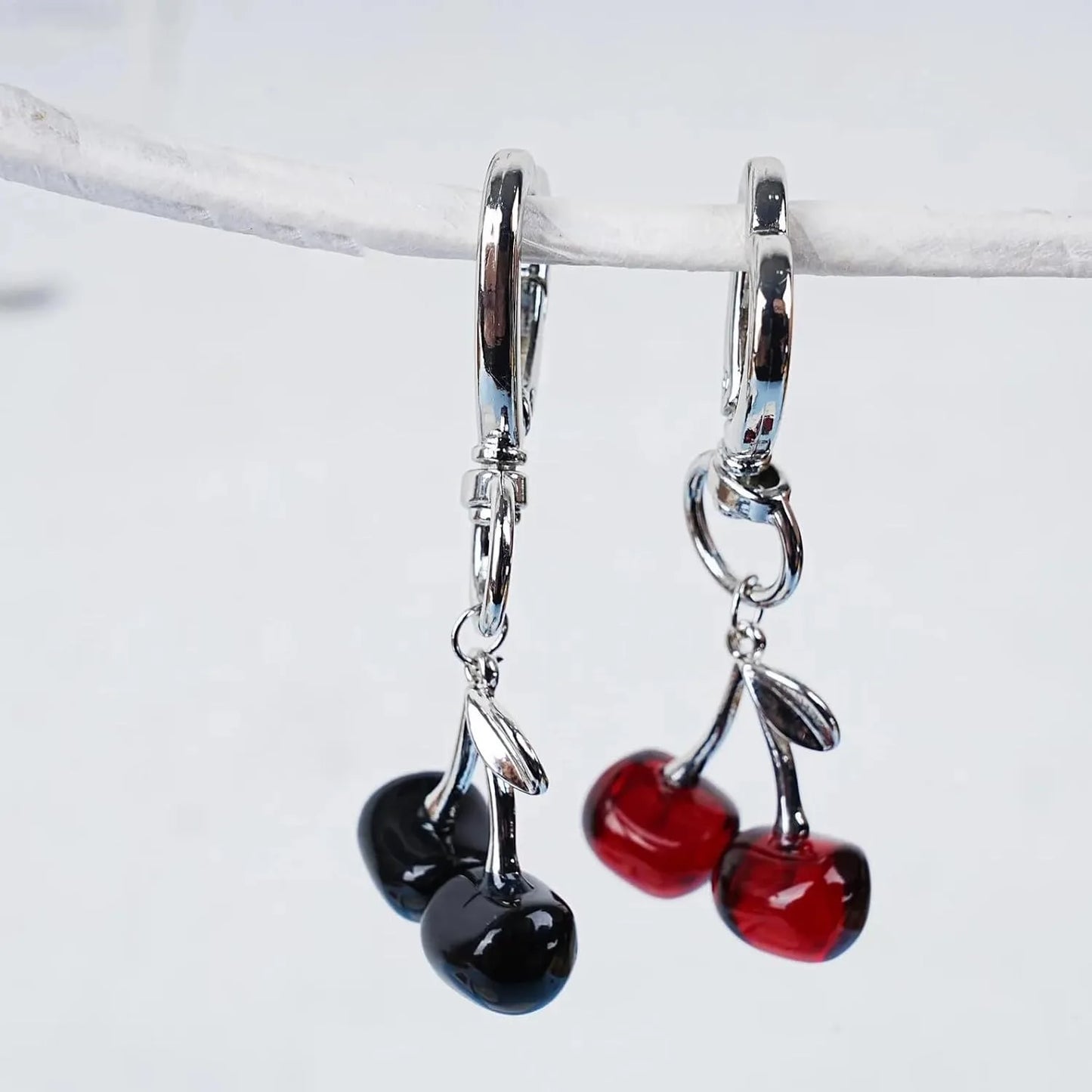 Cute Kawaii Cherry Keychain – Bag & Purse Charm for Women, Car Key Decor & Gift Accessory