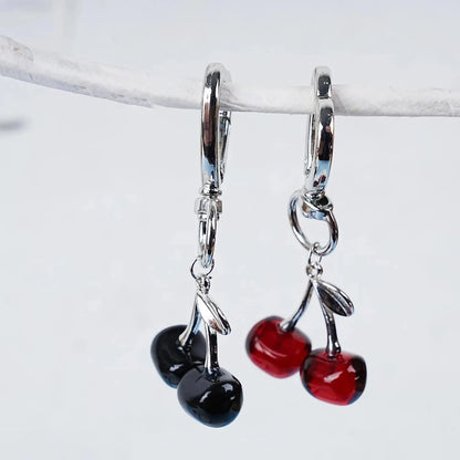Cute Kawaii Cherry Keychain – Bag & Purse Charm for Women, Car Key Decor & Gift Accessory