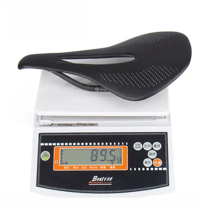 ELITAONE Road & MTB Bike Saddle — 240x143mm Carbon Fiber Round Rail | Super Light 89g 3143ER Seat