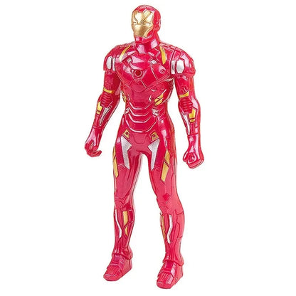 17cm Marvel Anime Action Figures – Spiderman, Hulk, Iron Man Toys for Kids, Cartoon Glow Doll Christmas Gift