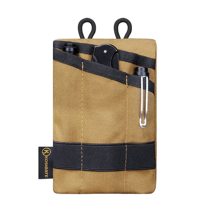 Kosibate Tactical EDC MOLLE Pouch - Mini Wallet Card Holder Key Belt Waist Pack for Camping, Hiking and Outdoor Use
