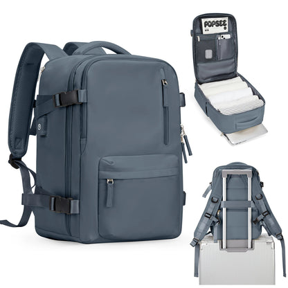 Women's Cabin Travel Backpack - Large Capacity, Water-Resistant Laptop Bag 45x36x20 cm, Fits EasyJet and Ryanair Carry-On Dimensions