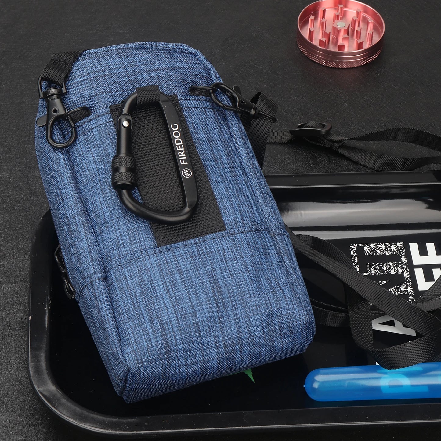 FIREDOG Smell-Proof Crossbody Sling Bag – Travel Carrying Odor-Proof Storage Pouch