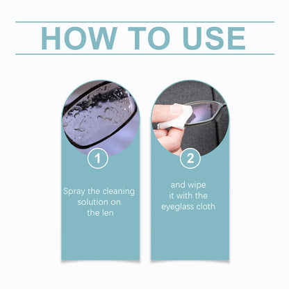 Jue-Fish 100ml Glasses Scratch Removal Spray – Lens & Camera Screen Cleaner, Eyeglass Repair Solution
