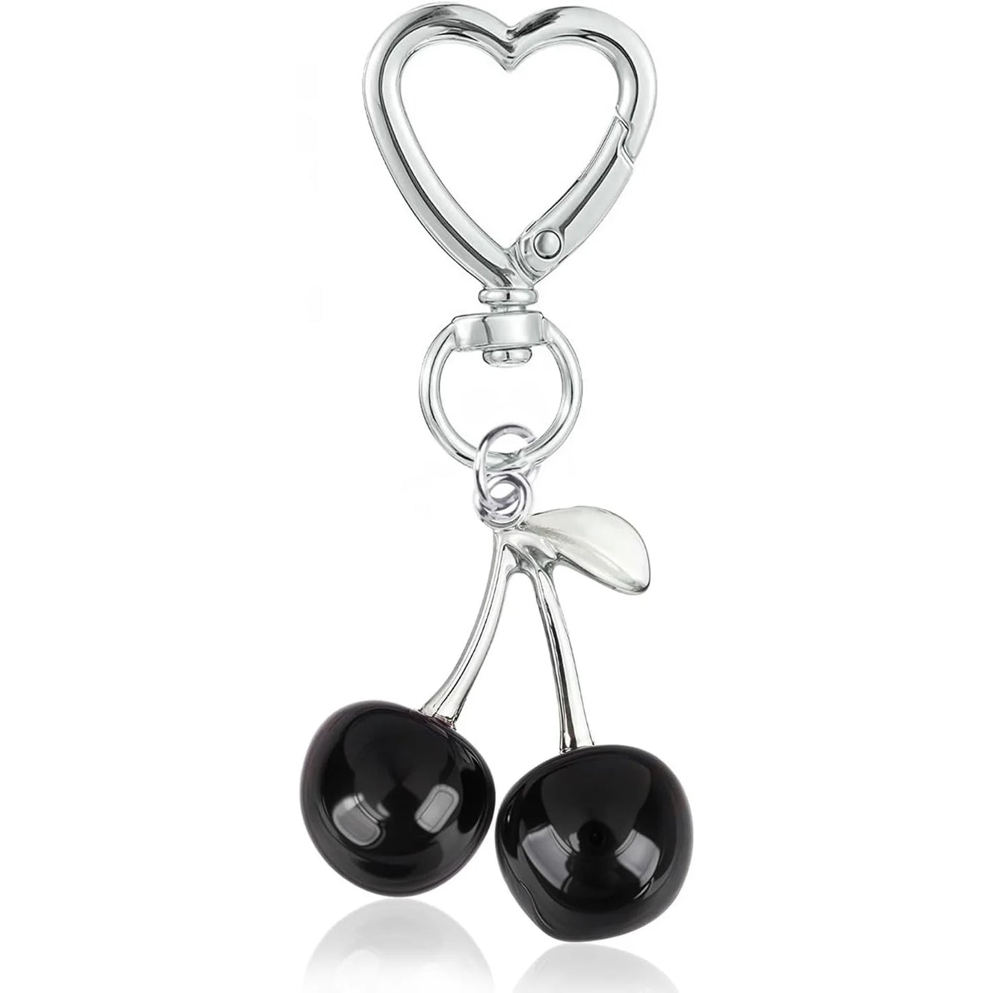 Cute Kawaii Cherry Keychain – Bag & Purse Charm for Women, Car Key Decor & Gift Accessory