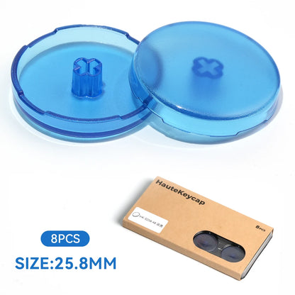 Haute42 Hitbox Cross Keycaps – 25.8mm Low-Profile DIY Button Caps for Leverless Arcade & Kailh Switch