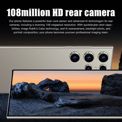 2026 HOT S26 Ultra Smartphone — 7.3" HD Global Edition, Dual SIM, 7800mAh Battery & Facial Recognition