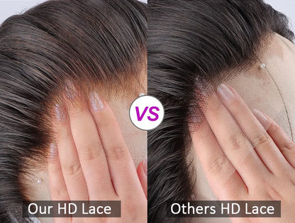 250% Density 360 HD Full Lace Glueless Wig – 30 Inch Deep Water Wave Frontal Human Hair Wig