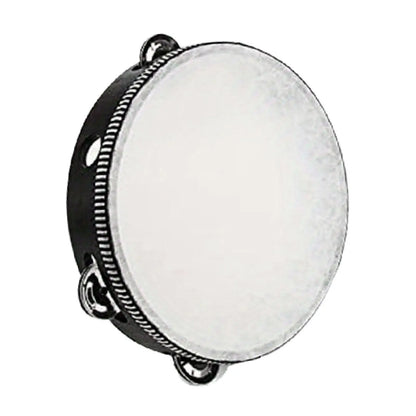Handheld Tambourine Drum with Metal Jingles – Percussion Musical Instrument for Children’s Music & Dance