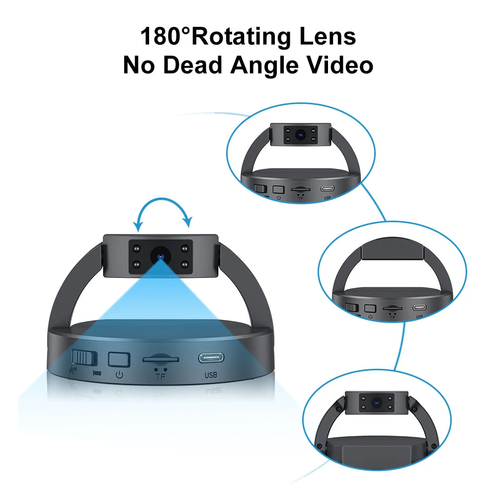 Mini Camera - 1080P Portable Digital Video Recorder with Motion Detection, 10-Hour Battery, No WiFi Hidden DVR Camcorder