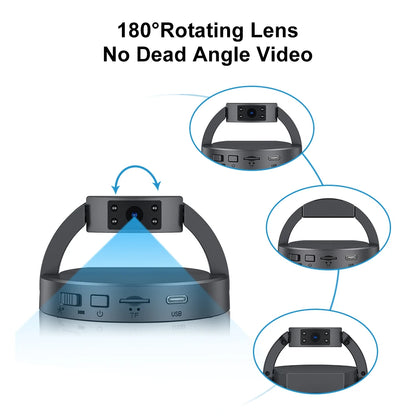 Mini Camera - 1080P Portable Digital Video Recorder with Motion Detection, 10-Hour Battery, No WiFi Hidden DVR Camcorder