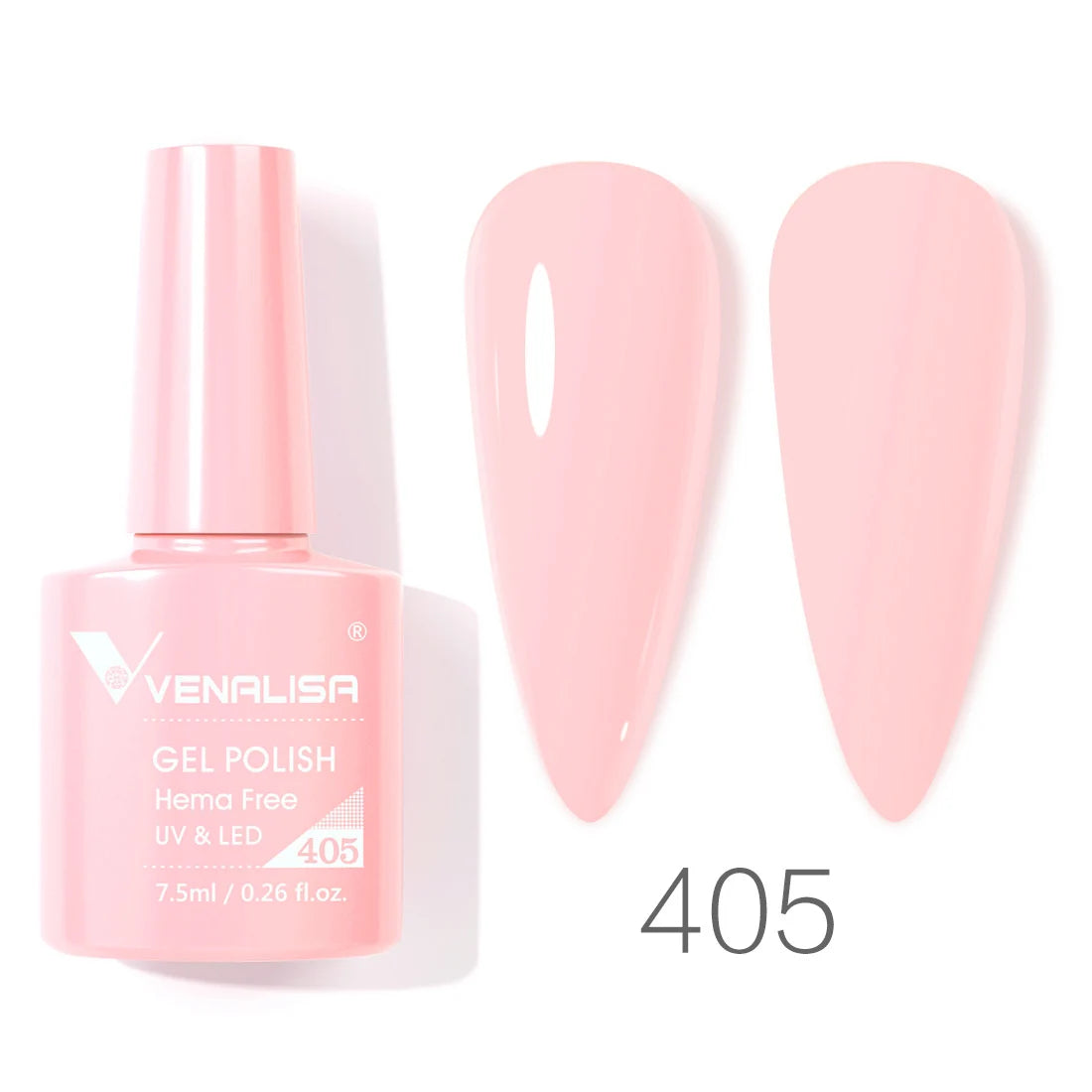 VENALISA 7.5ml HEMA-Free Nail Gel Polish – VIP4 Semi-Permanent Soak-Off UV/LED Gel Varnish, Full Coverage Nail Lacquer
