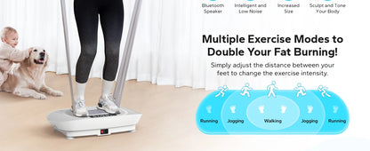 MERACH Vibration Plate Exercise Machine – Whole Body Workout Fitness Platform for Weight Loss & Shaping