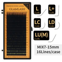 GLAMLASH Eyelash Extension Glue — Black Adhesive Kit for Individual False Lashes, 0.3–2 Sec Dry Time, Professional Use