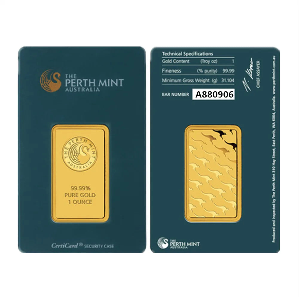 Australia Gold Bar Series – Brass Core Fake Gold Block with Serial Number, Sealed Packaging, Craft Collection Gift