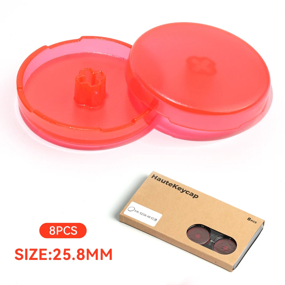Haute42 Hitbox Cross Keycaps – 25.8mm Low-Profile DIY Button Caps for Leverless Arcade & Kailh Switch