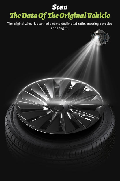 Tesla Model Y 2020–2024 19" Full Coverage Blade Wheel Hubcap – Car Accessories