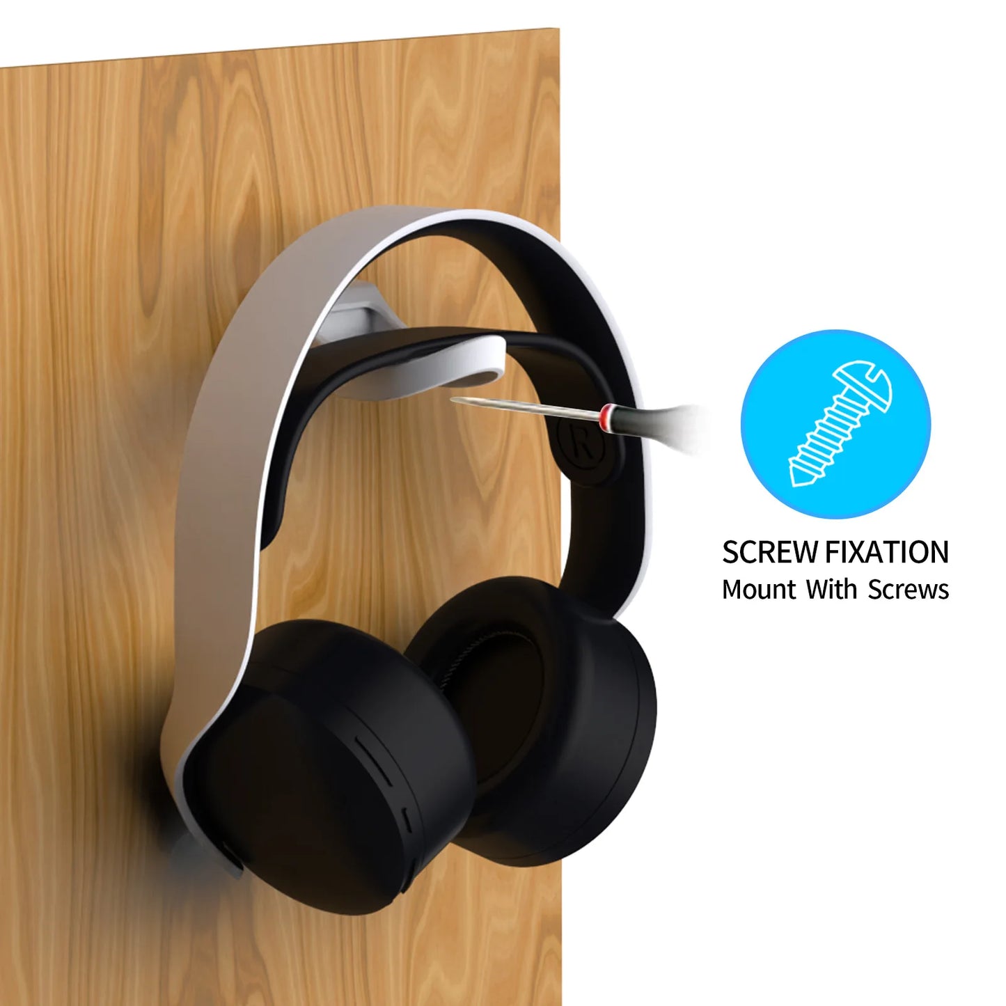 PS5 Headphone Stand Mount - Gaming Headset Hanger Holder Hook for Playstation 5 Accessories