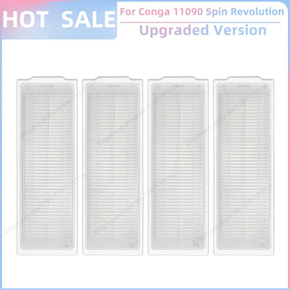 Replacement Parts Kit for Cecotec Conga 11090 / 13090 Spin Revolution Vacuum – Roller, Brushes, HEPA Filter & Mop
