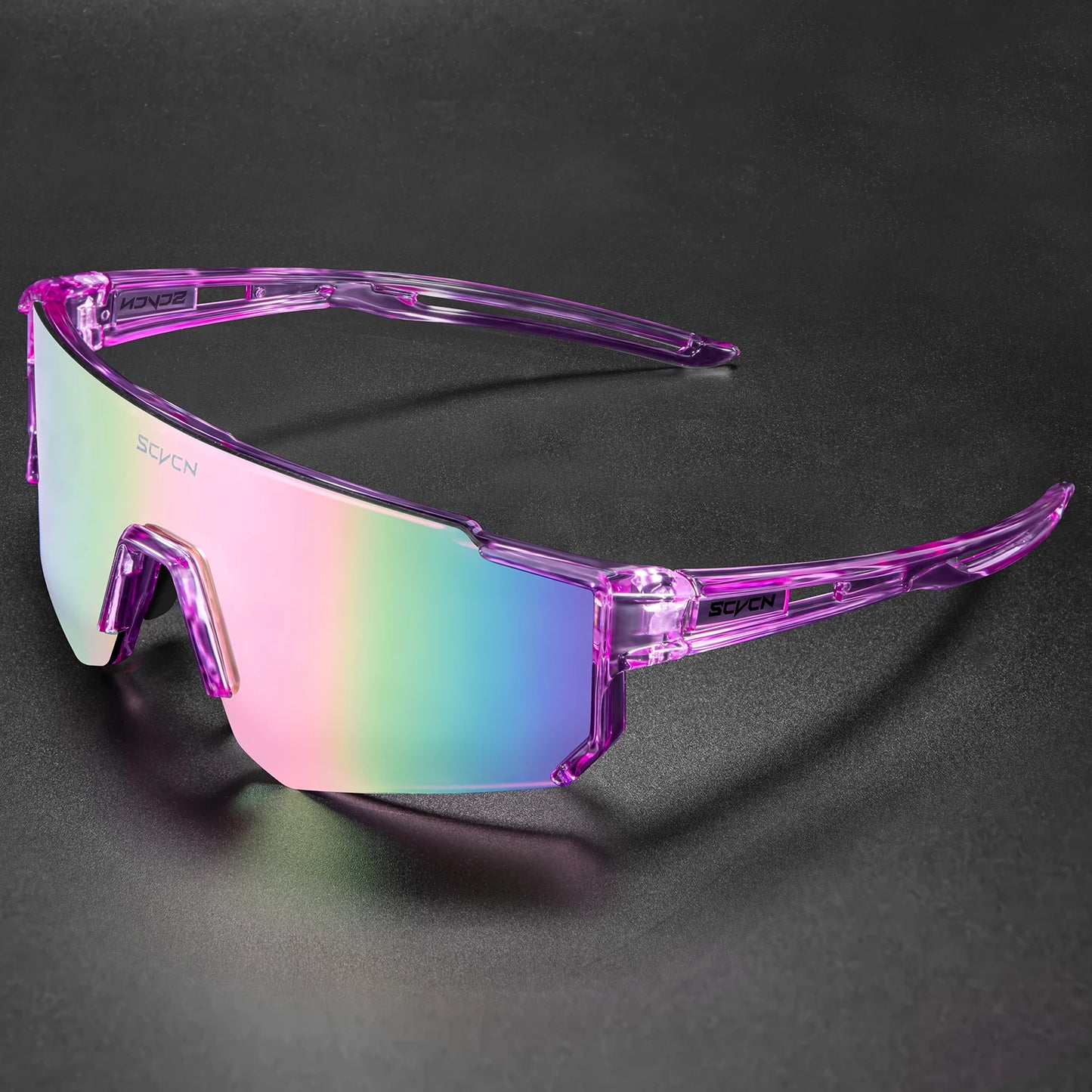 Scvcn UV400 Sports Sunglasses - Fashion Eyewear for Men and Women, Ideal for Biking, Running, Driving and Racing
