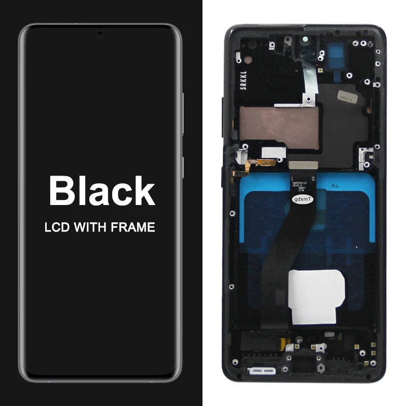 AMOLED Screen Assembly for Samsung Galaxy S21 Ultra 5G G998B LCD Touch Display with Fingerprint Sensor