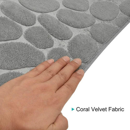 Super Absorbent Bath Mat - Slip-Resistant Anti-Slip Bathroom Rug for Bathtub, Toilet, and Entrance