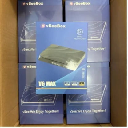 vSeeBox V6 MAX 8K Streaming Box - 64GB Ultra HD Media Player with Advanced Entertainment Features